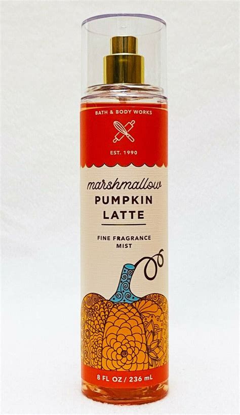 Bath Body Works Marshmallow Pumpkin Latte Fine Fragrance Mist Body