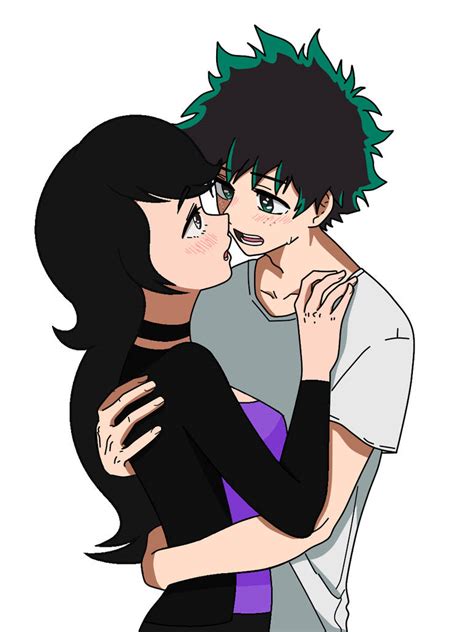 Girlie J Me X Izuku Midoriya Deku Hot Kiss By Girliej On Deviantart