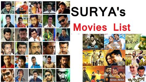 Suryas Áll Movies List Tamil Actor Surya Full Films List Orderly