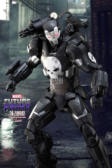 Official Photos Hot Toys The Punisher War Machine Armor