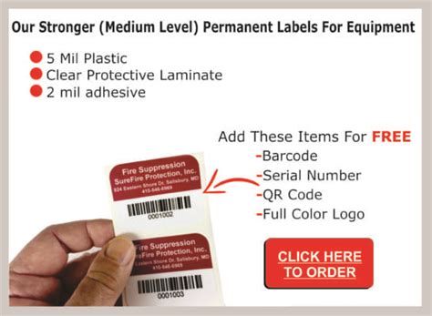 Custom Permanent Labels | Permanent Adhesive Labels for Metal