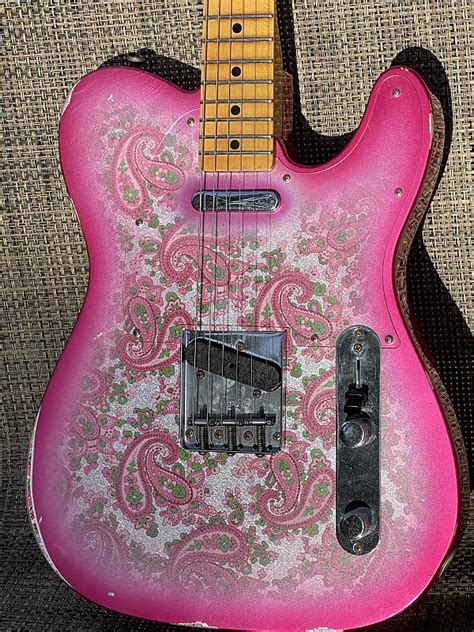 Fender Custom Shop Ltd Edition 68 Pink Paisley Reverb Australia