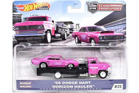 HORIZON HAULERのレビューアメリカンマッスルな雰囲気のボンネットトランスポーター GJT Hot Wheels 情報