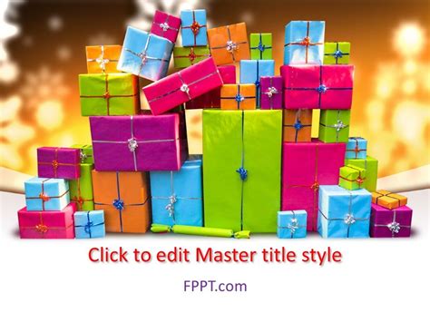 Free Gifts PowerPoint Template - Free PowerPoint Templates