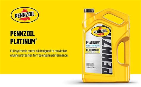 Pennzoil Platinum Full Synthetic 0w 16 Motor Oil 1 Quart Case Of 6