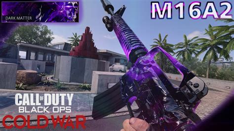 Black Ops Cold War M16a2 M16 Dark Aether Camo Gameplay Youtube