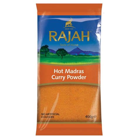 Rajah Madras Hot Curry Powder 400g Exoticestore