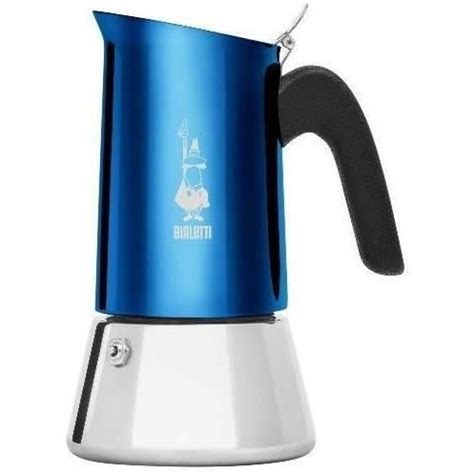 Bialetti Cafeti Re Italienne Inox Induction Tasses Venus Bleu