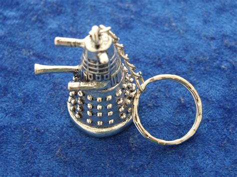 Dalek Keyring Dr Who Key Ring Keychain Key Chain Etsy Uk