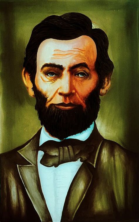 Abraham Lincoln Portrait by Arun Sivaprasad | Portrait painting ...