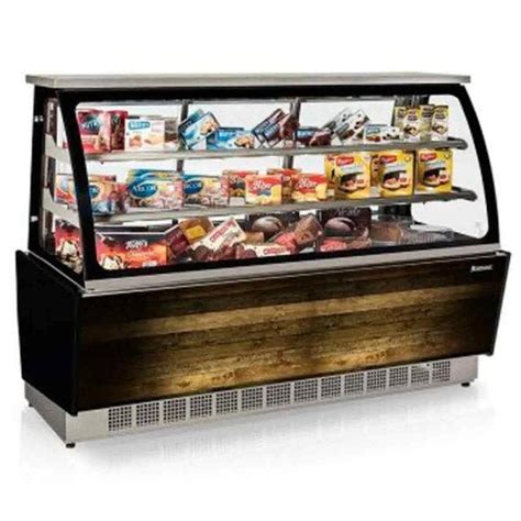 Vitrine Neutra MGSN 110 Linha Gourmet Elegance Super Gelopar Adesivo