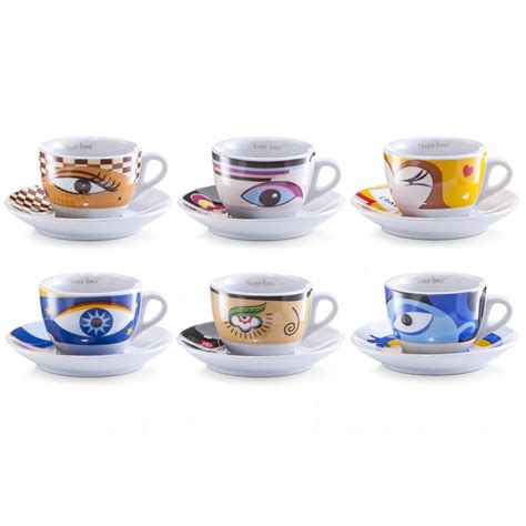 Cappuccino Set 12 Tlg Magic Eyes Design Cappuccino Set Bestehend Aus 6