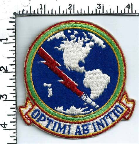 Authentic Usaf Sac Patch Circa 1958 To 1969 902nd Air Refueling Sqdn 4 Size 4613997382