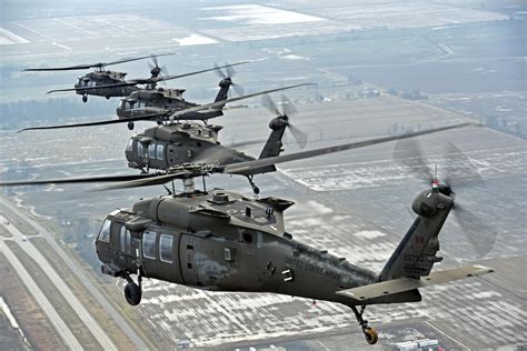 weapons, Black Hawk, Sikorsky, helicopters, 2K, UH-60, army HD Wallpaper