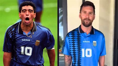 Messi pays tribute to Maradona পরণ মরদনর শষ বশবকপর জরস