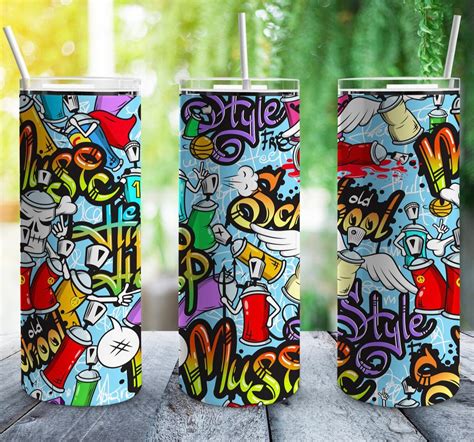 Graffiti Hip Hop Old School 80s Custom Rap Colorful Old School