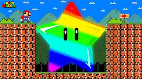 If Marios Mega Rainbow Star Tried To Beat Super Mario Bros Youtube