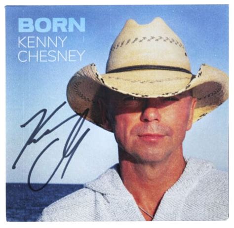 Kenny Chesney Authentic Signed Born Cd Insert W Disk Autographed BAS