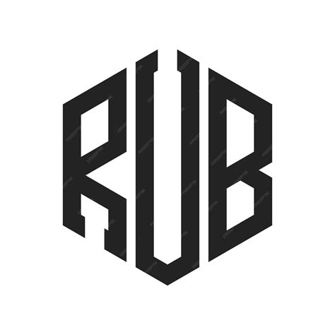 Premium Vector | RUB Logo Design Initial Letter RUB Monogram Logo using ...