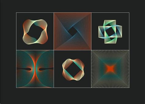 Premium Vector | Gradient geometric shapes