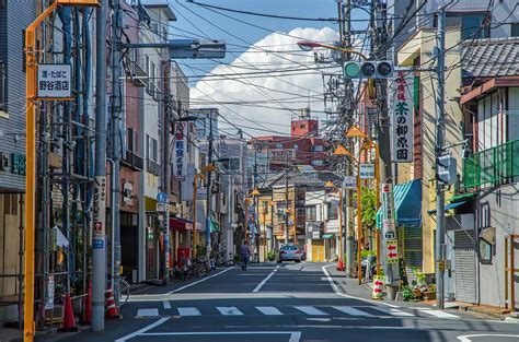 Outdoors Street Urban City Japan Tokyo Building Signs Sky