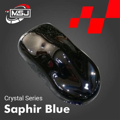 Jual Cat Mobilmotor Saphir Blue Crystal Series Msj Shopee Indonesia