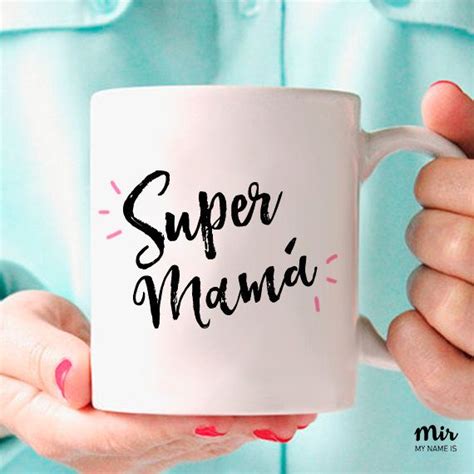 Super Mamá Dia De La Madre Taza Madre Regalo Mujer Divertido