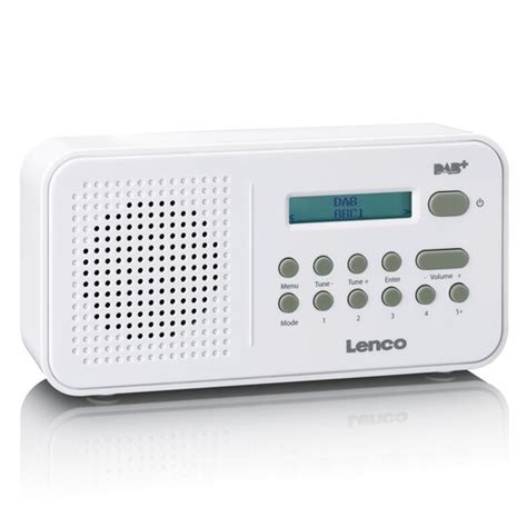 Lenco Pdr Dab Radio Hvid Elgiganten