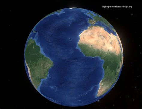 Earth Globe Map [Map of the Earth Globe, World]