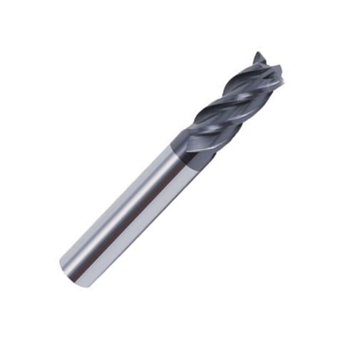 HANZEL End Mill Carbide Diameter 1 20mm 45 HRc 4 Flute TiAlN Coating