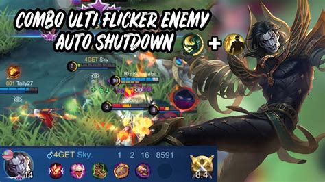 Combo Ulti Flicker Enemy Auto Shutdown Khufra Gameplay Youtube