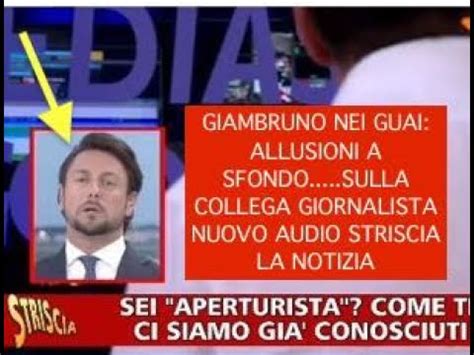 Giambruno Nei Guai Allusioni A Sfondo Sulla Collega Giornalista