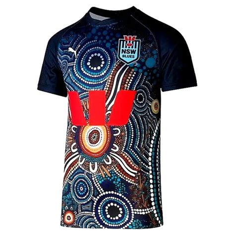 Nsw Blues State Of Origin Indigenous Jersey Size Small Day