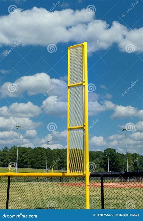 Foul Pole Marker Stock Photo Image Of Foul Ball Batter 170756450