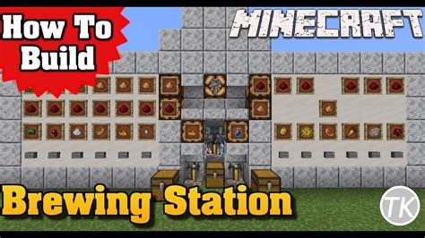 How To Make A Automatic Redstone Potion Brewing Station In Minecraft