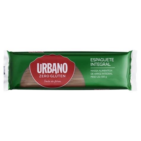 Macarr O De Arroz Integral Espaguete Sem Gl Ten Urbano G