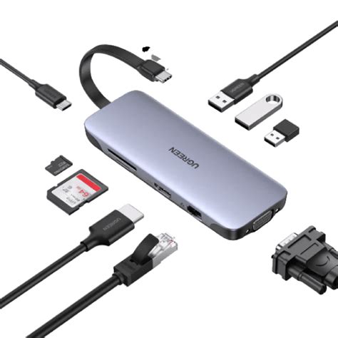 Ugreen 15375 9 In 1 Usb C Hub With 4k Hdmi Otclk