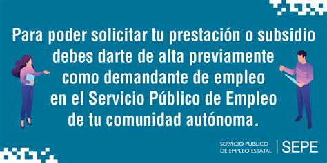 Sepe On Twitter ⚠️ Recuerda Que Antes De Solicitar Al Empleosepe Tu Prestación O Subsidio