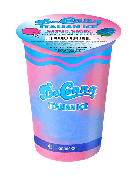 Cotton Candy Blue Raspberry Italian Ice Cup | Wholesale Pricing