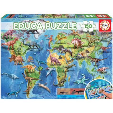 Brillant Friction Vider La Poubelle Puzzle Carte Du Monde Educa Centre