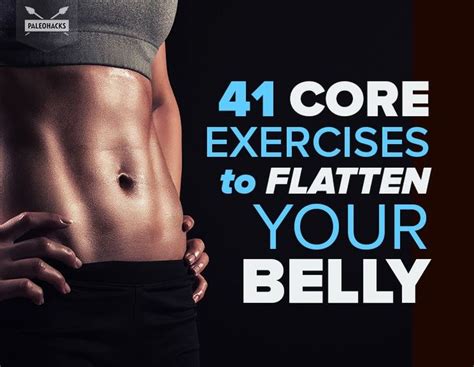 41 Core Exercises To Flatten Your Belly Core Workout Core Workout