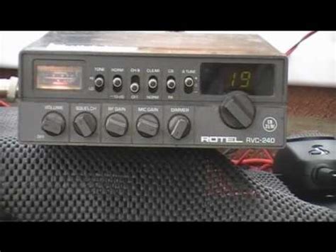 ROTEL RVC 240 Classic UK CB Radio YouTube