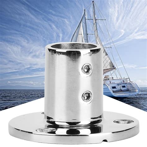 Degree Round Base Stainless Steel Marine Boat Hand Rail Fitting