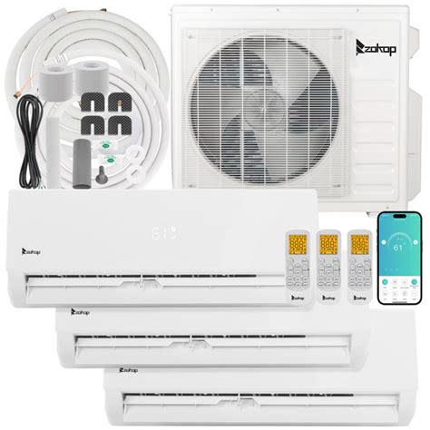 Winado Wi Fi Connected Ductless Mini Split Air Conditioner With Heater