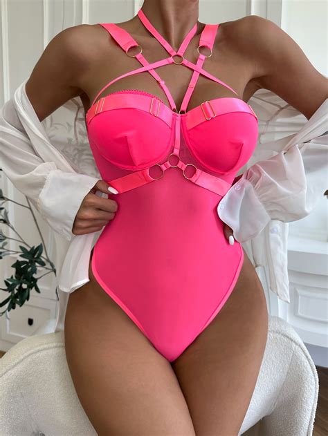 Generic 2025 Sexy Underwear Nightclub Hot Girl Sheer Mesh Jumpsuit Female 20971 Walmart