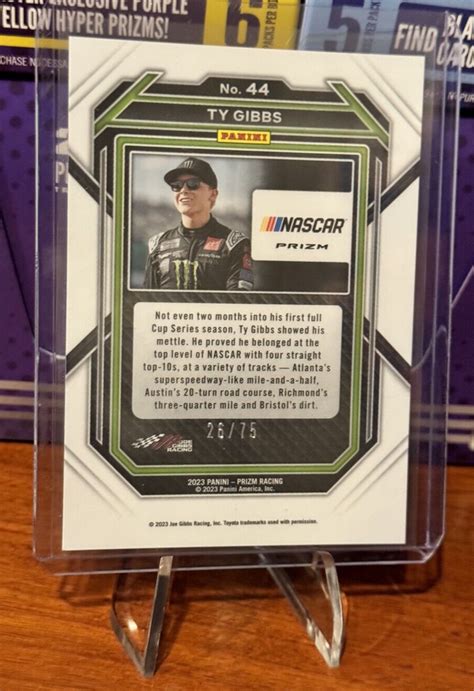 Prizm Nascar Racing Ty Gibbs Disco Prizm Ebay