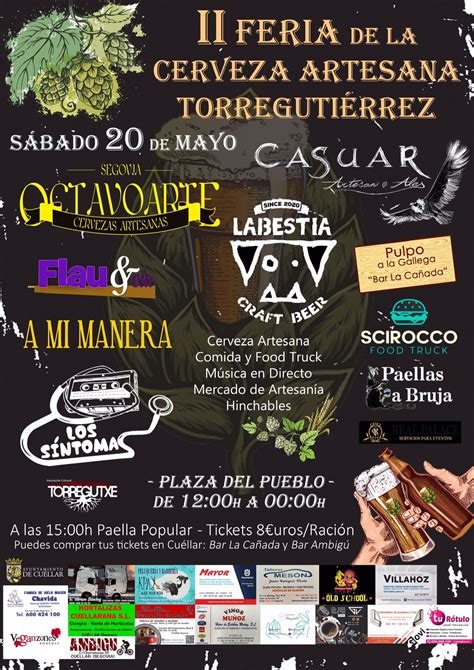 Ii Feria De La Cerveza Artesana En Torreguti Rrez Eventos De Segovia