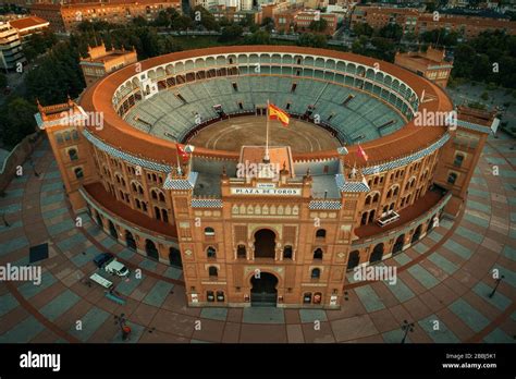 Madrid Plaza De Toros De Las Ventas Las Ventas Bullring Aerial View