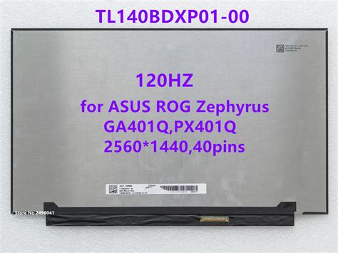 14 0 Laptop LCD Screen 120Hz TL140BDXP01 TL140BDXP01 00 For ASUS ROG