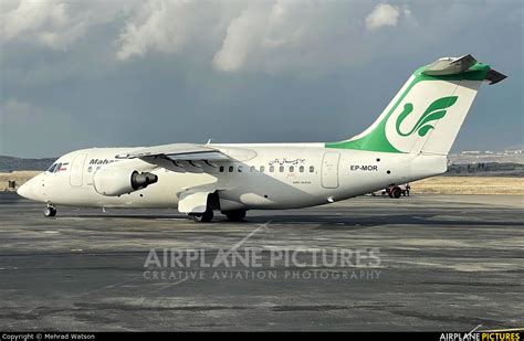 Mahan Air British Aerospace Bae Avro Rj Ep Mor By Mehrad